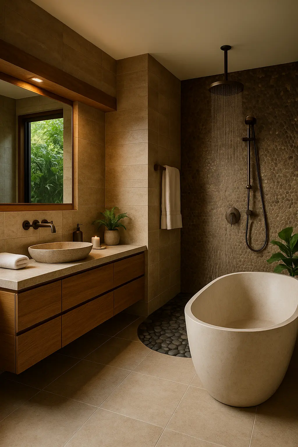 Spa Style Bathroom Tiles